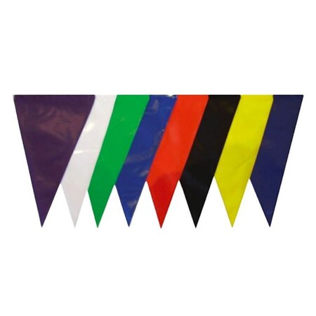 Kemp Vinyl Backstroke Flags, 12x18" - Black 14-015-BLK